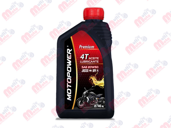 ACEITE MOTOPOWER PREMIUM 4 TIEMPOS SL