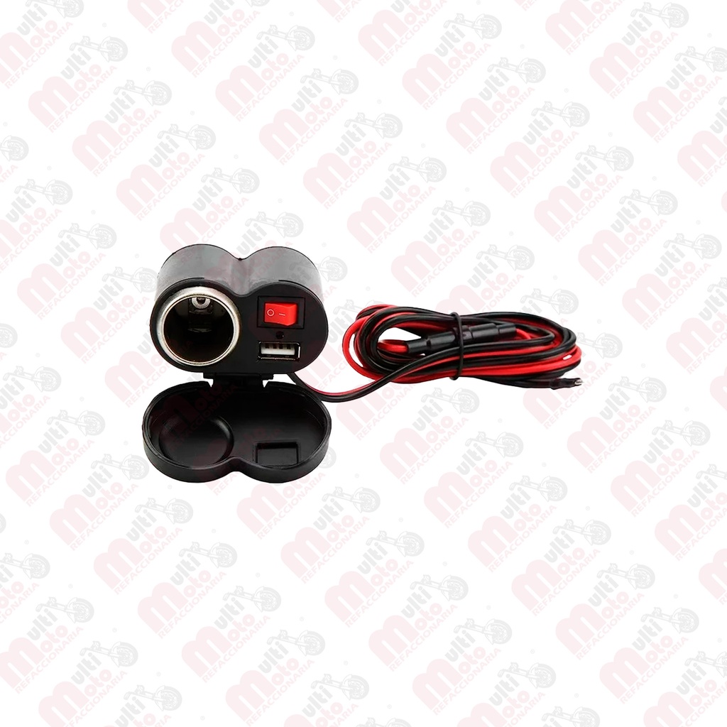 CARGADOR USB MULTI-FUNCIONAL PARA MOTOCICLETA IR-3016