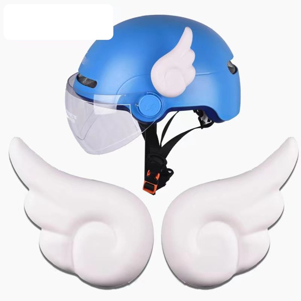 Adorno alas de ángel para casco