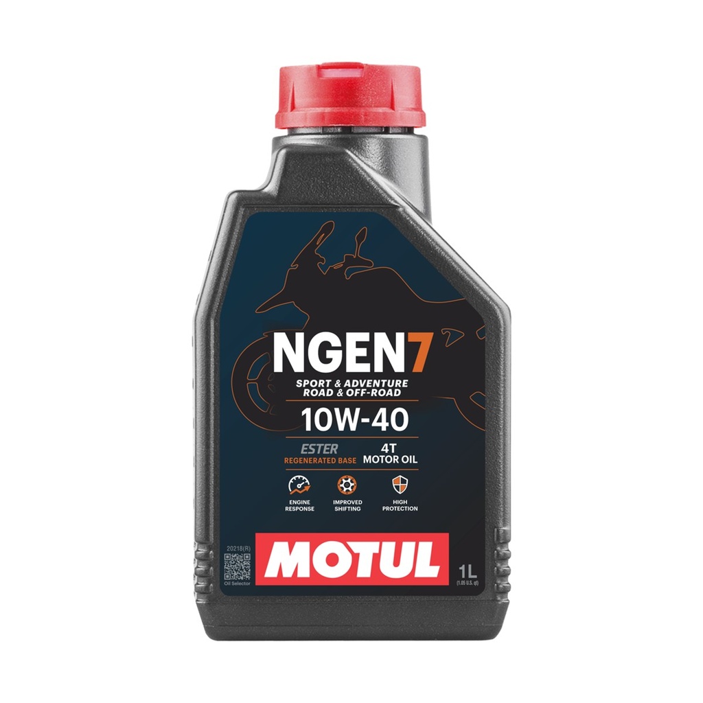 ACEITE PARA MOTOR A GASOLINA 4 TIEMPOS MOTUL NGEN 7 10W40 1L