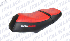 ASIENTO ROJO BORDE NEGRO DS125