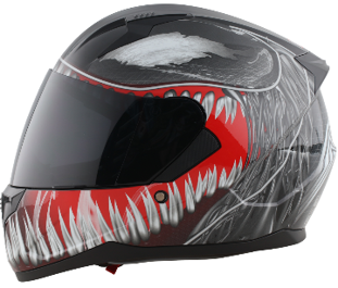 CASCO EDGE / MARVEL VENOM MATE XL