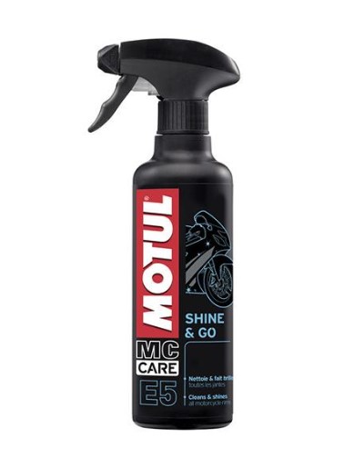 CERA Y ABRILLANTADOR MOTUL E5 SHINE & GO ATOMIZADOR 400ML