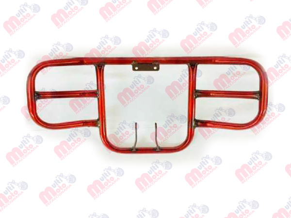 DEFENSA UNIVERSAL MOTO TRABAJO TUBO 1" CAL. 16 ROJO CROMATIZADO)