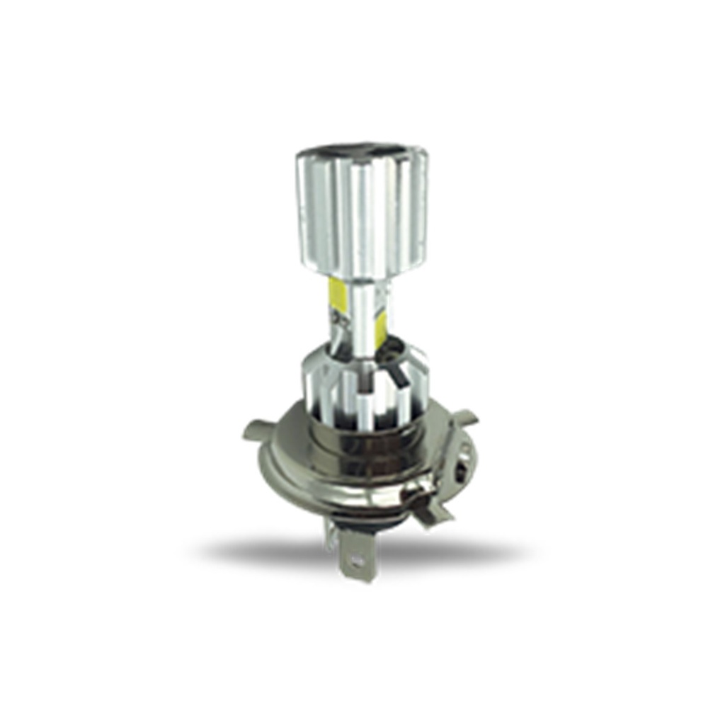 FOCO DE FARO LED H4 3 LADOS (PLATA)