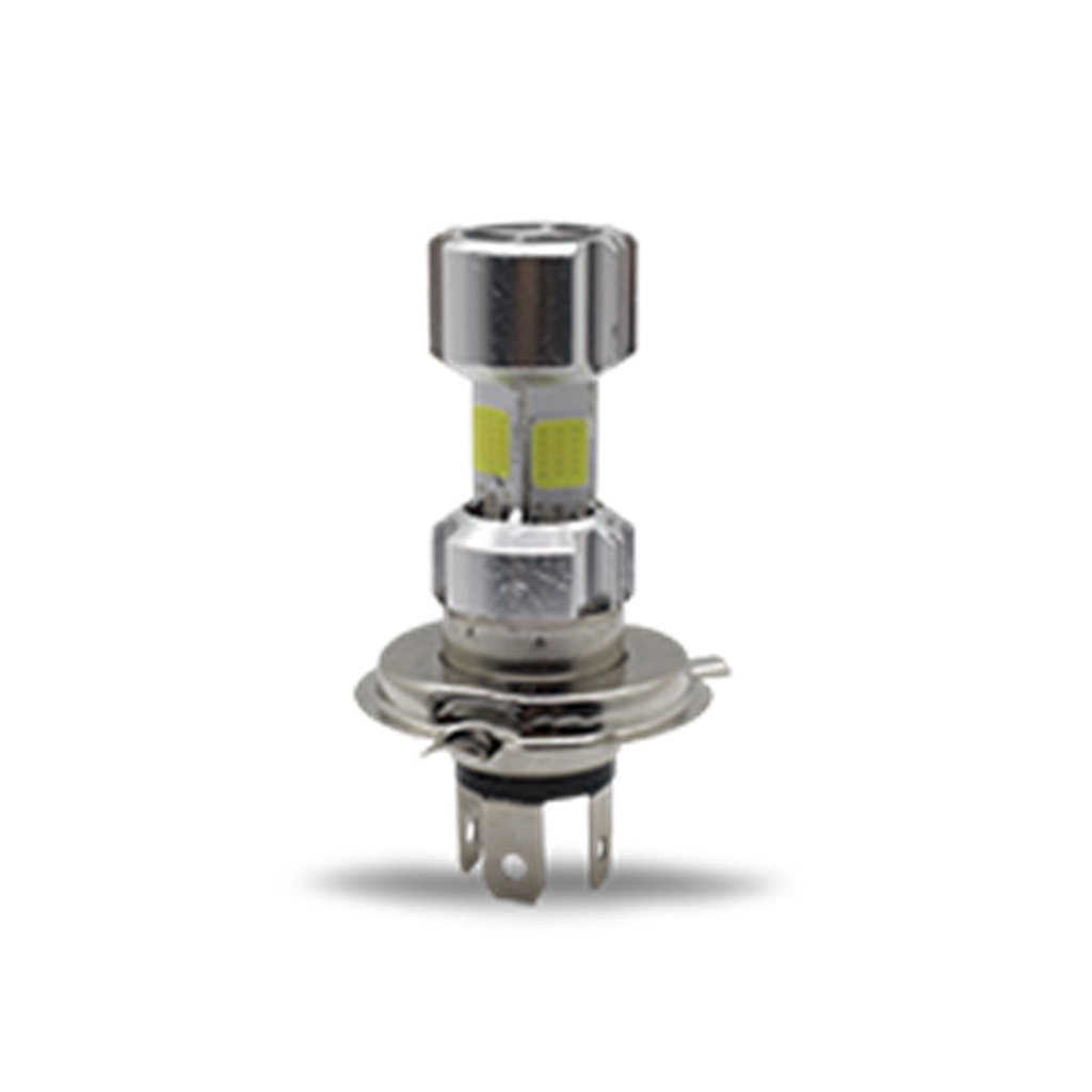 FOCO DE FARO LED H4 4 LADOS (PLATA)