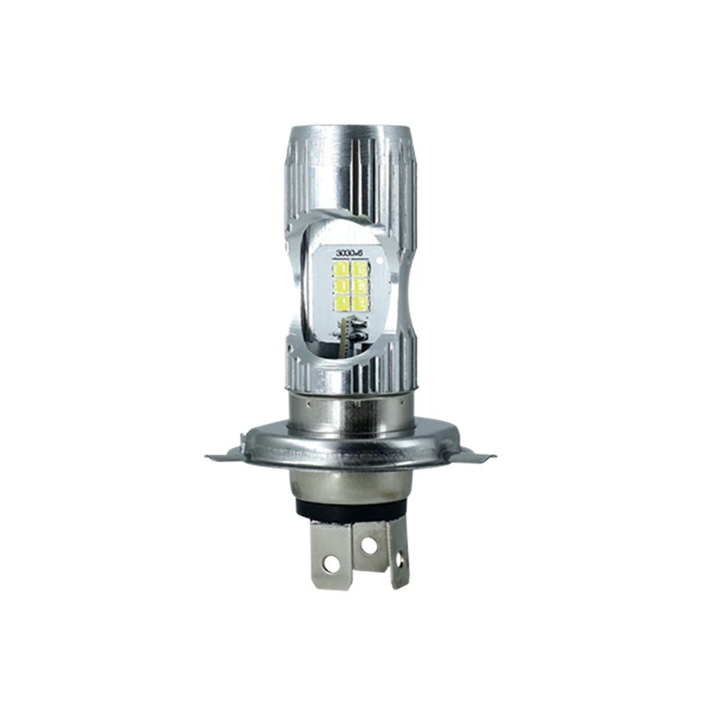 FOCO DE FARO LED H4 CON LUZ BLANCO 12 LEDS