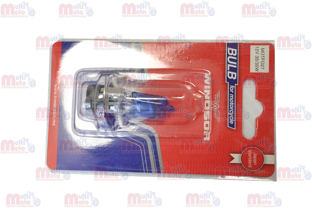 FOCO HALOGENO 12V35W 1PIN FARO C90 CG125 "AZUL"