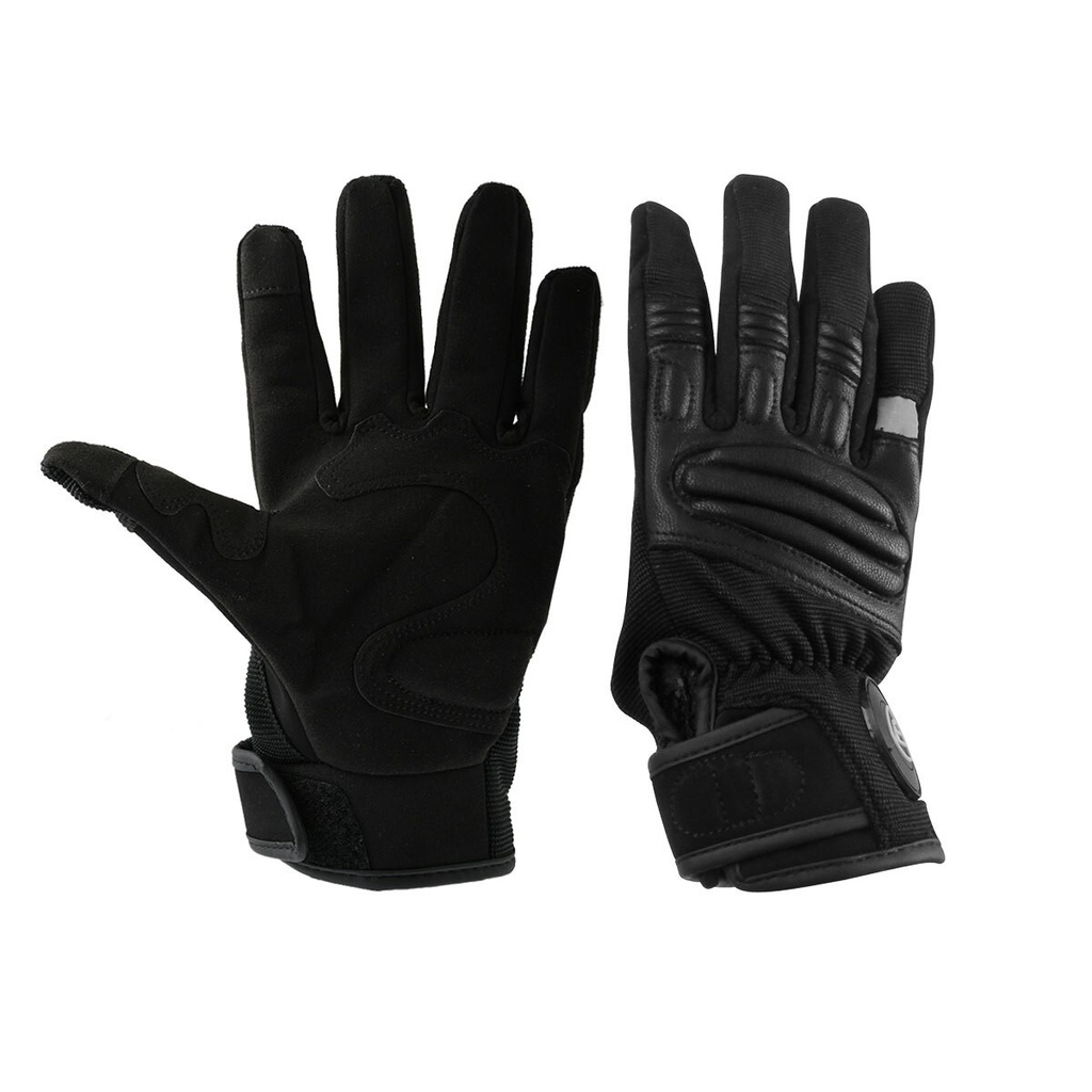 GUANTES PIEL NEG C/TOUCH-PROTECTOR TPU L