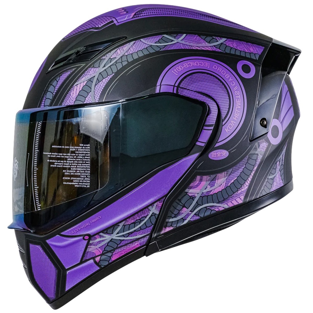 KOV CASCO ESTELAR CYBORG MORADO M