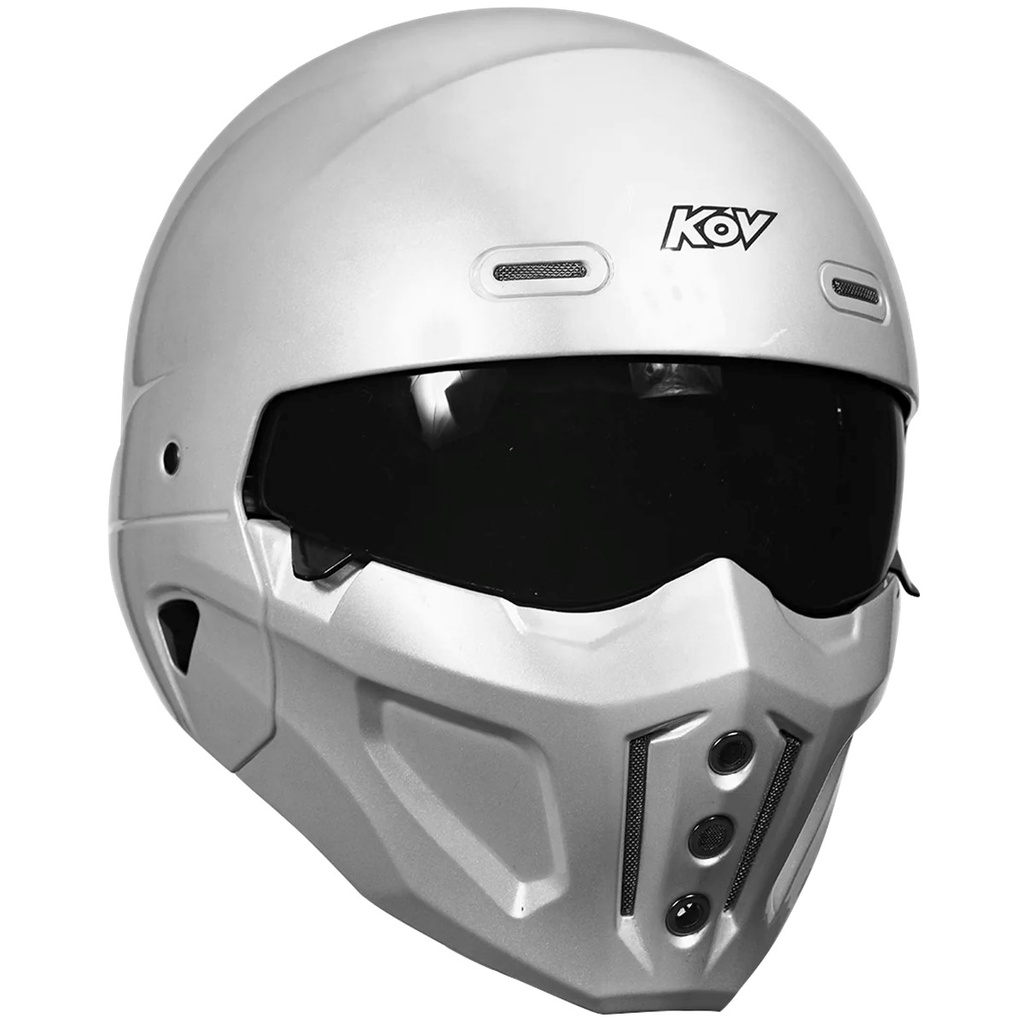 KOV CASCO SPECTRUM SOLIDO BLANCO XL