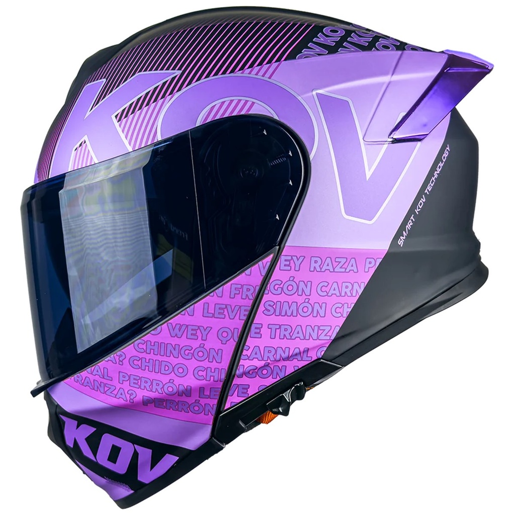 KOV CASCO THUNDER FLOW MORADO L