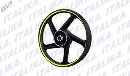 RIN TRAS NEGRO FILO AMARILLO FT150S