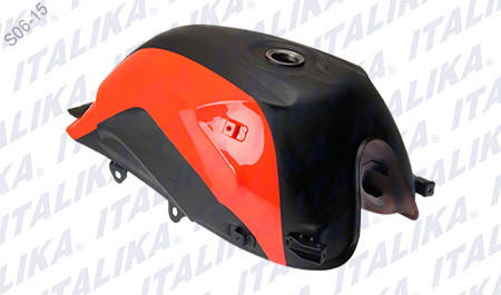 TANQUE DE COMBUSTIBLE NEGRO VIVOS NARANJA FT250 2016