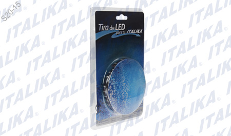 TIRA LED AZUL 40 CM 24 SMD ACCESORIOS