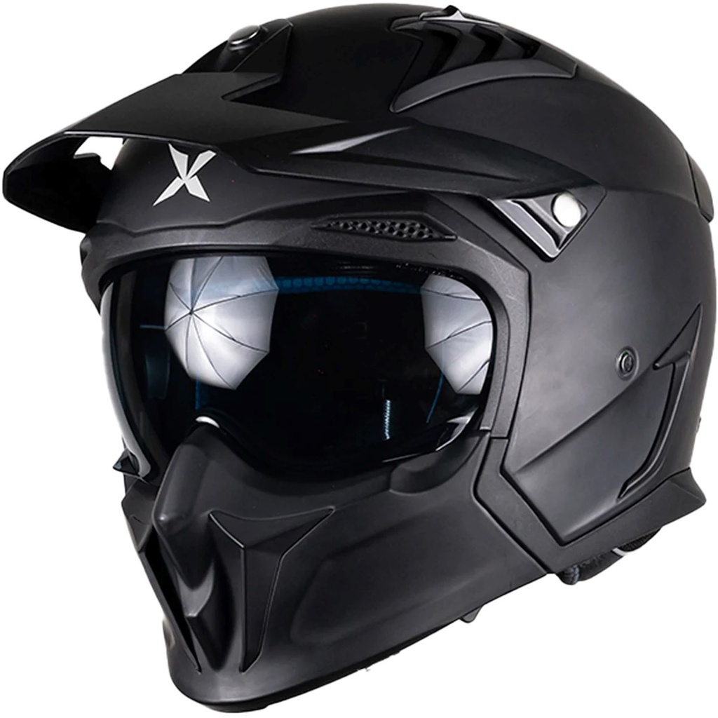 X-KOV CASCO TRACKER NEGRO MATE XL