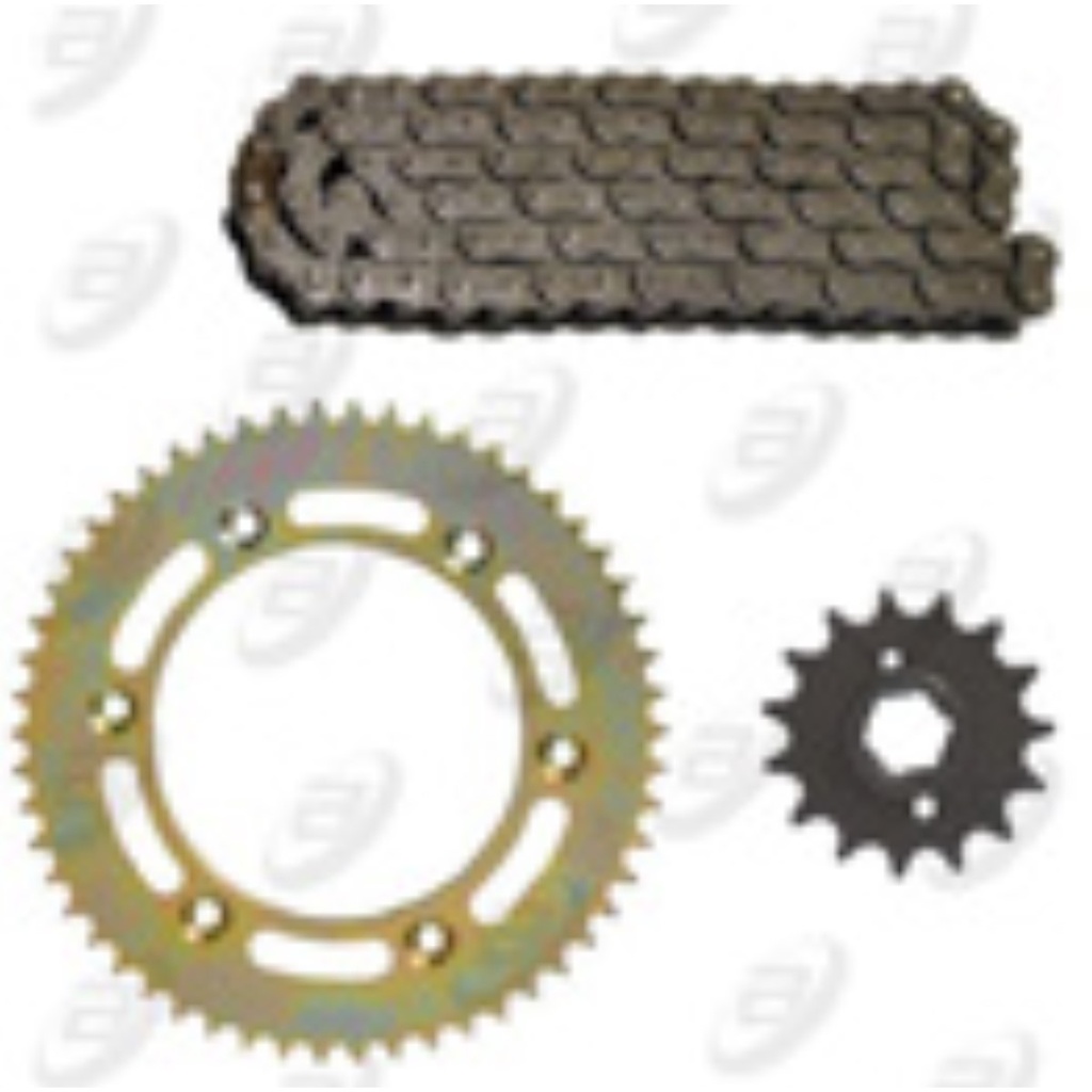 KIT DE SPROCKET IRON BOX CADENA REFORZADA 428H-132L SPROCKET 54T/17T BROSS/NXR-125