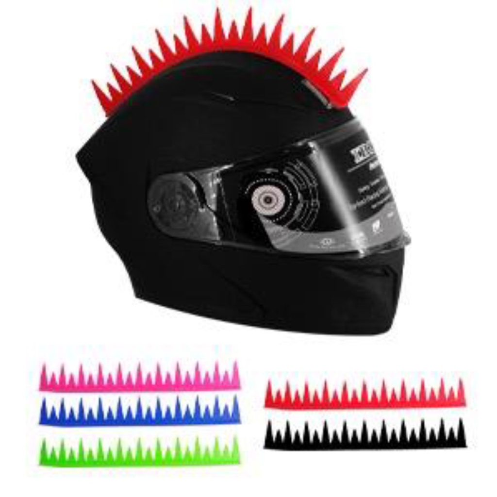 Mohicana discontinua para casco