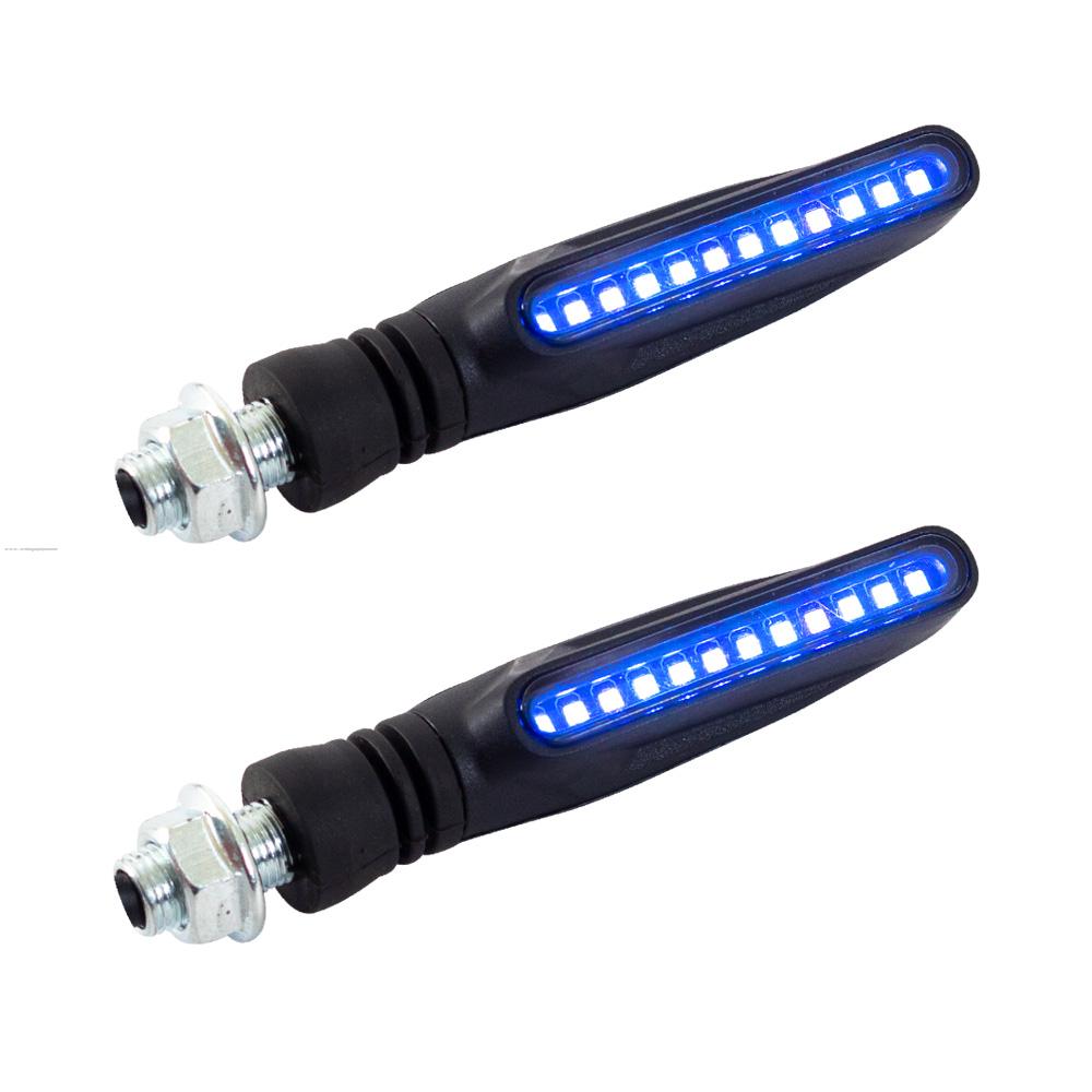 PAR DIRECCIONALES P-25 LED SECUENCIAL LUZ AZUL STALLION