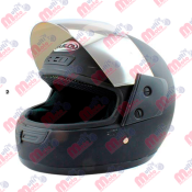 [CAS-7101-1307] CASCO CERRADO LISO MICA POLARIZADA MSD-106 NEGRO MATE