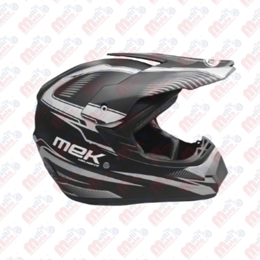 [AC1C-B390-513-R] CASCO CROSS MK505 model K4 Shell Matte  Black Decal Gray MEK