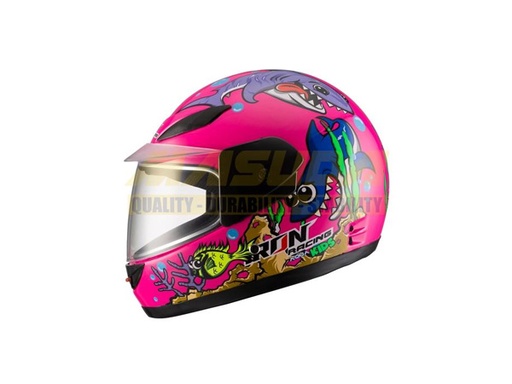 [CAS-7101-1984] CASCO INTEGRAL PARA NIÑO IR-109 AQUA KIDS ROSA