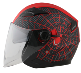 [M-34MM1.3] CASCO SEMI INTEGRAL MILES MORALES MATE L