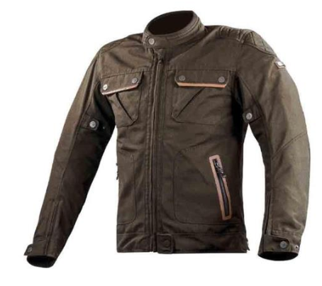 [7302-2351] CHAMARRA DEPORTIVA LS2 L CAFE BULLET TEXTIL