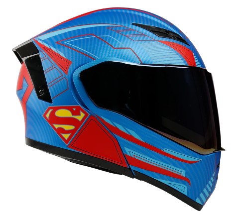 [7502305896034] DC CASCO ESTELAR SUPERMAN AZUL M