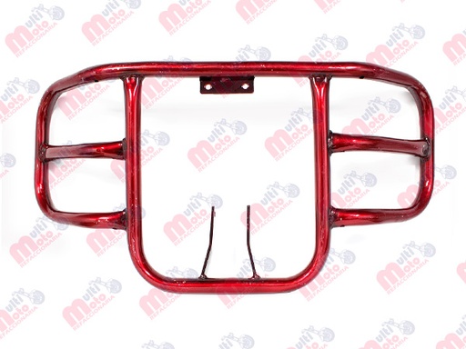 [01-DN-UN16R-JCRO] DEFENSA UNIVERSAL MOTO TRABAJO TUBO 1" CAL. 16 ROJO CROMAT