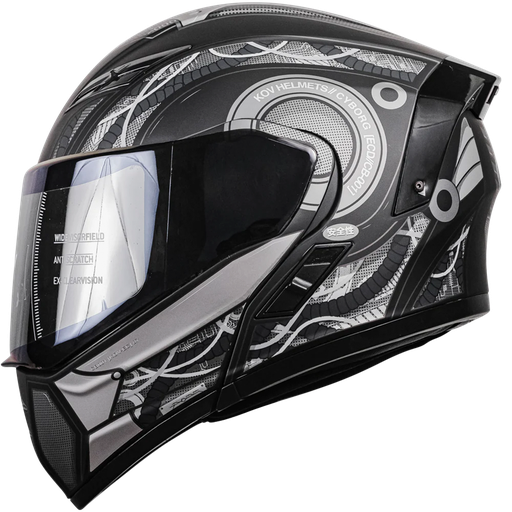 [7502305893453] KOV CASCO ESTELAR CYBORG NEGRO L