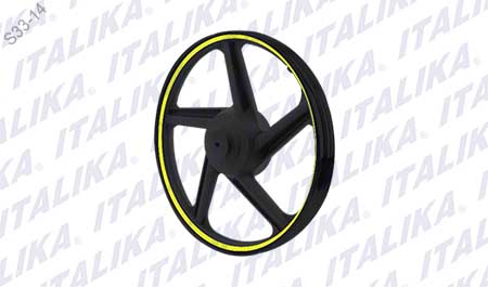 [F14030132] RIN DEL NEGRO FILO AMARILLO FT150S