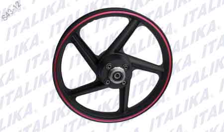 [F15030099] RIN TRAS NEGRO FILO ROJO FT180, FT200