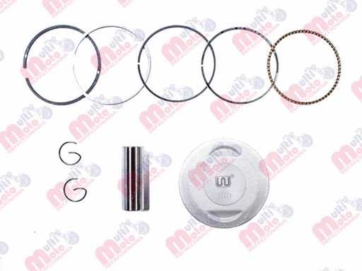 [29-1500-001] SET PISTON COMPLETO YH YBR125  STD (WSTD)